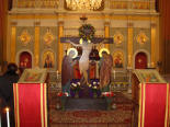La santa croce prima della deposizione (Venerdì santo)