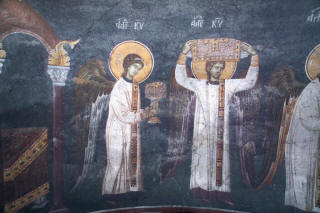 Divina Liturgia celeste, Gracanica 1320