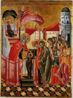 Ingresso di Maria al Tempio Creta XVII sec.