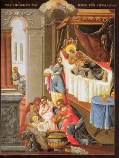 Nascita di s. Giovanni Battista Grecia Livorno XVIII sec.