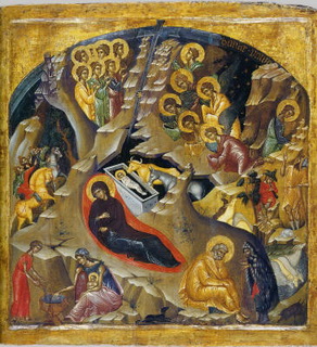 Natività, Bisanzio primo quarto XV sec