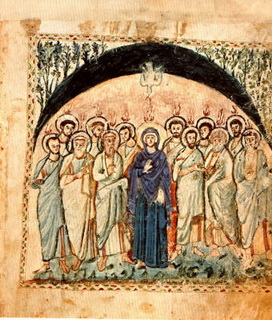 Pentecoste. Evangeliario siriaco della regina Rabula 586