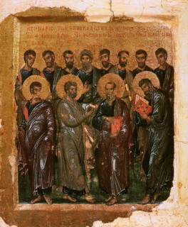 Sinassi degli Apostoli. Bisanzio primo quarto XIV sec.