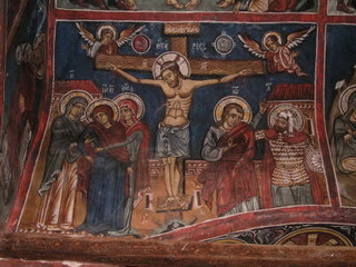Crocifissione. Chiesa della Panaghia Asinou, Cipro XIII sec.