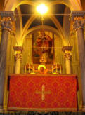 S Atanasio dei Greci<br>
	Altare durante la Settimana Santa