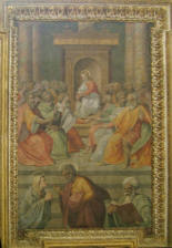 S. Atanasio de' Greci: F. Trabaldese: Gesù tra i dottori, 1584