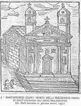 M. Ciappi "Veduta della precedente chiesa di S. Atanasio" 1591
