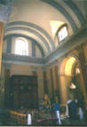 S. Atanasio de' Greci: L'interno verso la controfacciata (32680 byte)