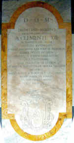 S. Atanasio de' Greci: Lapide sepolcrale di Dionisio Modino (44031 byte)